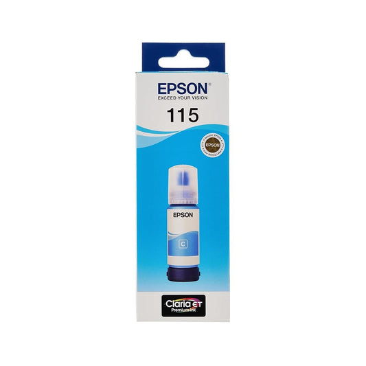 Epson 115 EcoTank Cyan Ink Bottle 70ml – Genuine Epson Ink