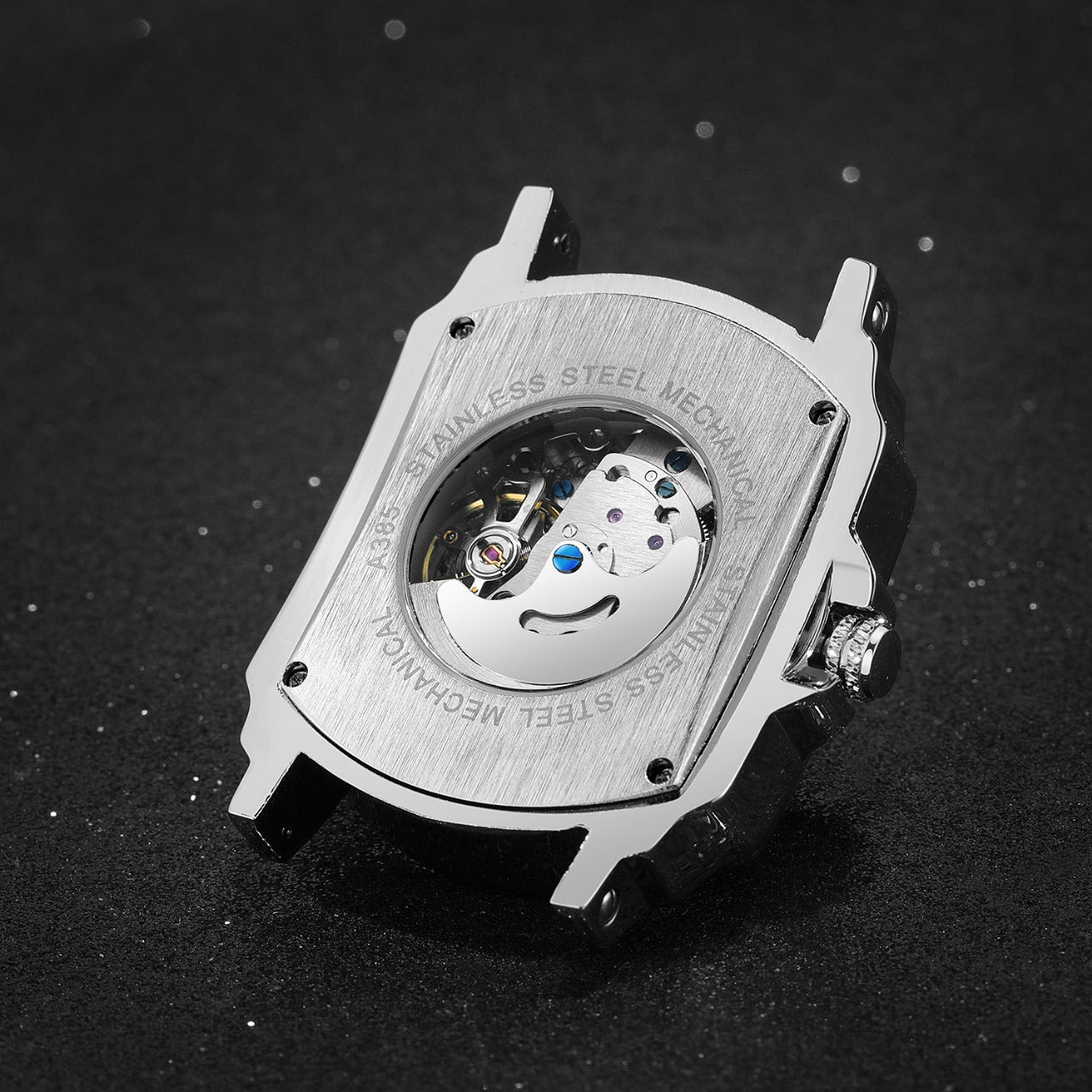 Mechanical Skeleton Automatic Watch – Men's Luxury Self-Winding Transparent Dial Timepiece - Veritas Electronics Kenya