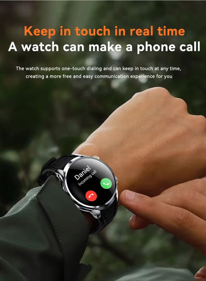 GAOKE H18 Smart Watch – 1.95″ Big Round Screen, 4G SIM Card Slot, NFC & Video Call | Kenya - Veritas Electronics Kenya