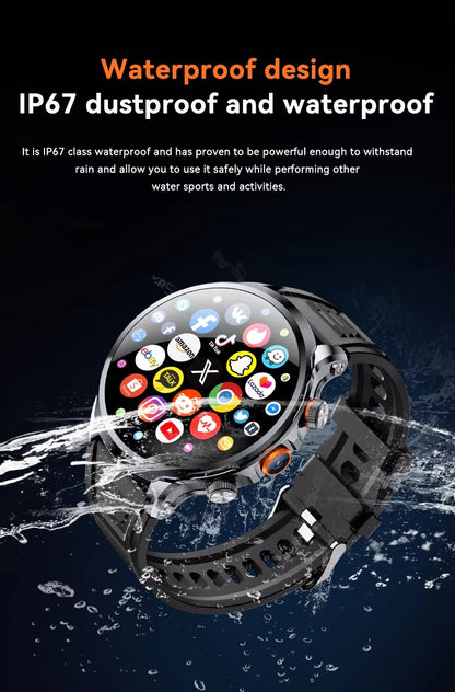 GAOKE H18 Smart Watch – 1.95″ Big Round Screen, 4G SIM Card Slot, NFC & Video Call | Kenya - Veritas Electronics Kenya