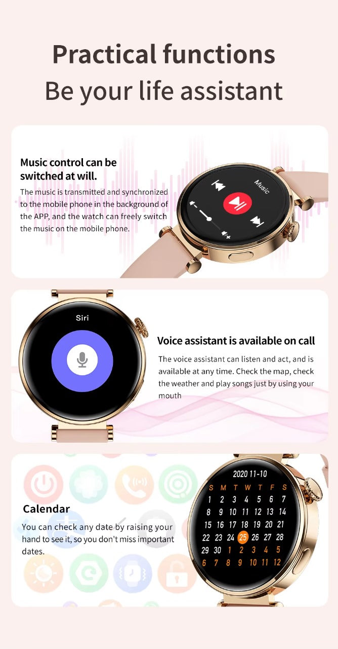 GT4 Mini Stylish Smart Call Watch – Sleek Design, Powerful Features - Veritas Electronics Kenya