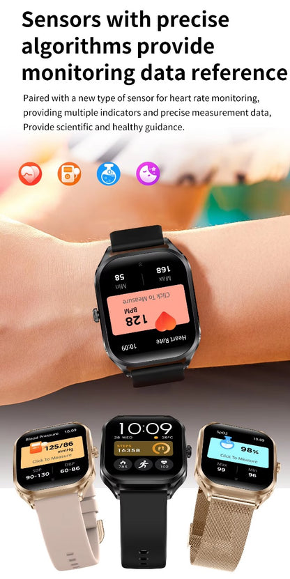 H35 Women Smart Watch – 2.01" Fashion Fitness Smartwatch with Health Monitoring & BT Calling - Veritas Electronics Kenya