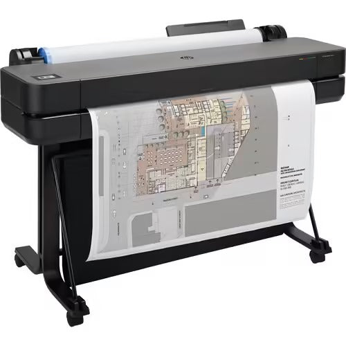 HP DesignJet T630 Single Function Large Format Wireless Plotter Printer - 36 Inch, with convenient 1-Click Printing