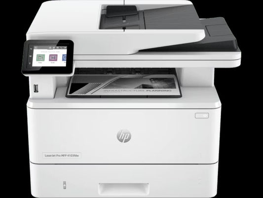 HP LaserJet Pro MFP 4103fdw 40ppm Printer, Print,Scan,Copy,Fax, Duplex,ADF,Ethernet, Wi-Fi, USB
