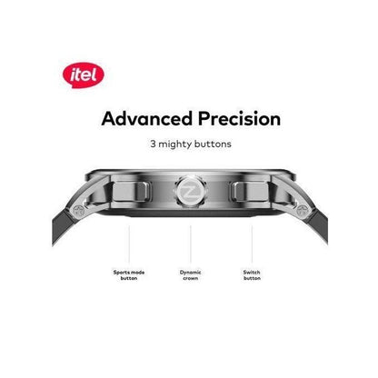 Itel Horizon ISW-N8 Smart Watch – 1.43” AMOLED Display | Premium Metallic Design