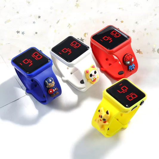 Kids Watches – Cute Digital LED Cartoon Wristwatch