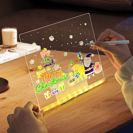 LED Luminous Blackboard Drawing