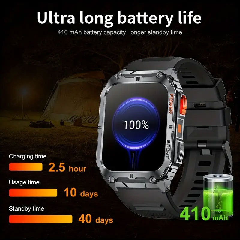LIGE A11 Smart Watch – Unisex Fitness Tracker with Heart Rate & Sleep Monitoring