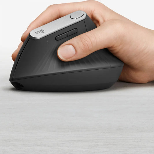 Logitech MX Vertical Ergonomic Bluetooth Mouse - Graphite-910-005448