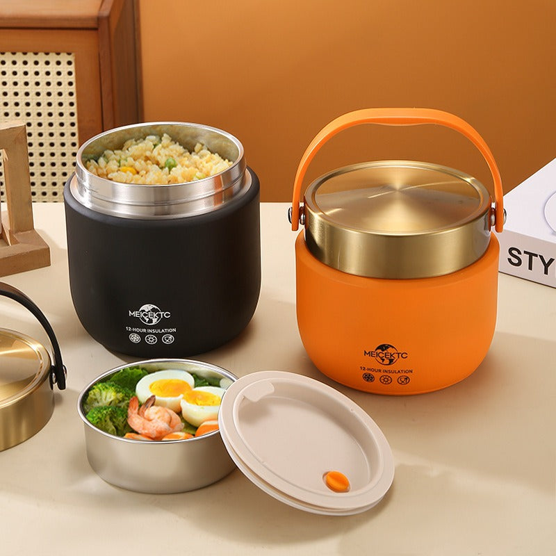 Lunch Box Portable Dual Tiered Dundun Lunch Box 