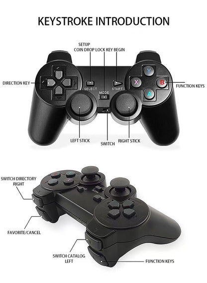 M8 Game Stick 4K - Wireless HDMI Gaming Console with 20,000+ Retro Games