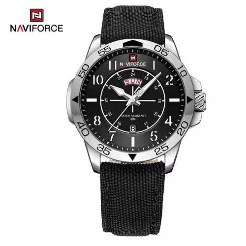 NAVIFORCE NF9204N All-Black Fashion Watch – Premium Men’s Quartz Timepiece