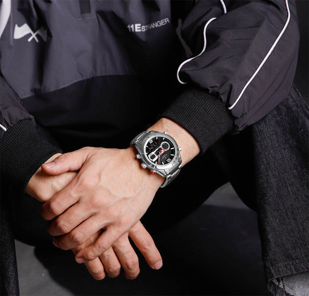 Naviforce 9241S Montre Homme – Luxury Gold Stainless Steel Men’s Sport Watch - Veritas Electronics Kenya