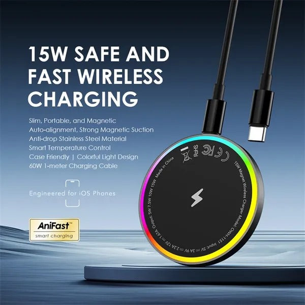 Oraimo 15W AniFast Wireless Charging Pad 