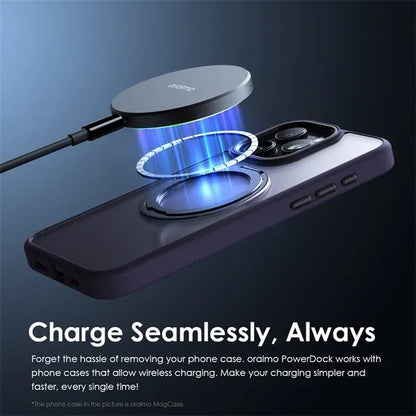 Oraimo 15W AniFast Wireless Charger – Quick Safe Charging for Smartphones