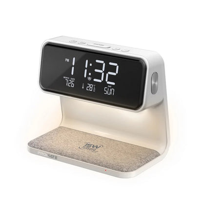Alarm Clock – Wireless Charging, Night Light & Dual Alarm - Veritas Electronics Kenya