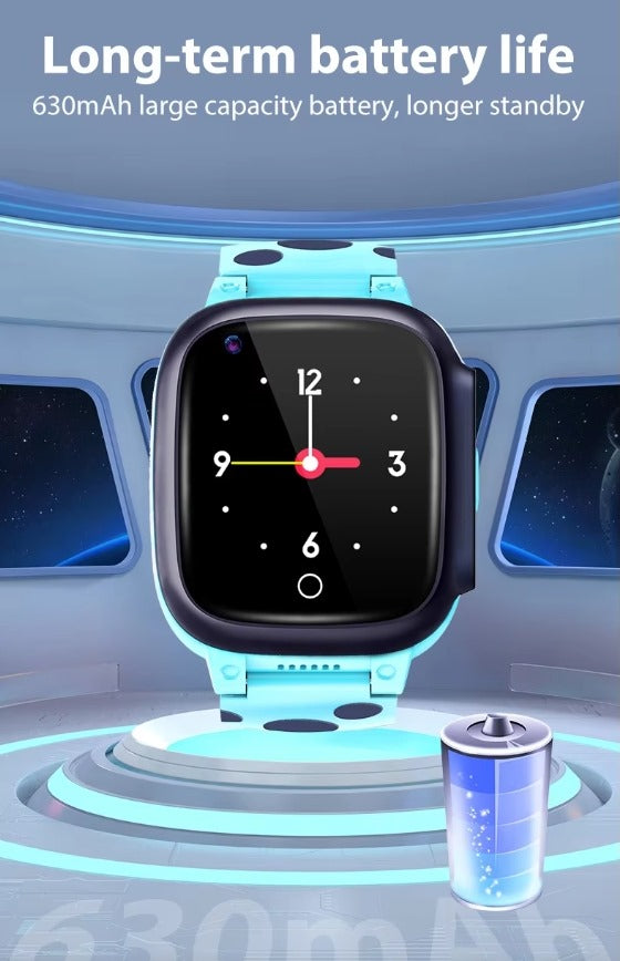 Q15 Kids Smartwatch with GPS Tracking, Two-Way Calling & SOS Button – Waterproof & Kid-Friendly