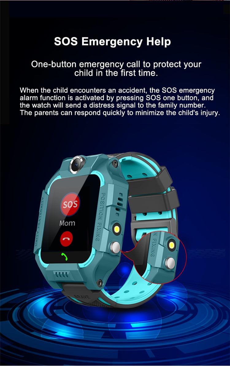 Q19 Kids Smart Watch - GPS Tracking & SIM Card Slot