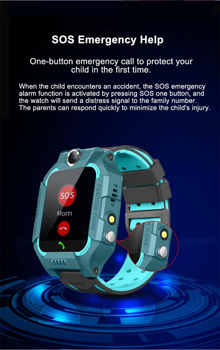 Q19 Kids Smart Watch - GPS Tracking & SIM Card Slot