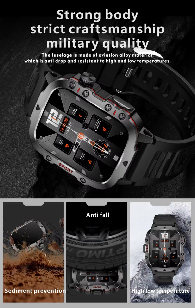 QX11 Smart Watch – 1.96" HD, BT Call, 420mAh