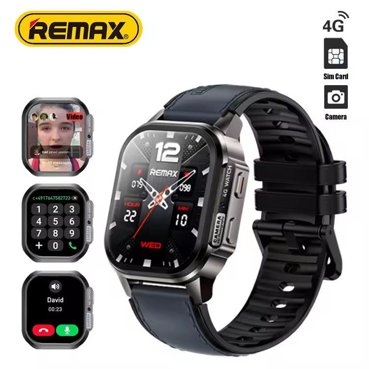 Remax Watch19 AMOLED Smartwatch – Premium 4G Smartwatch with SIM Card
