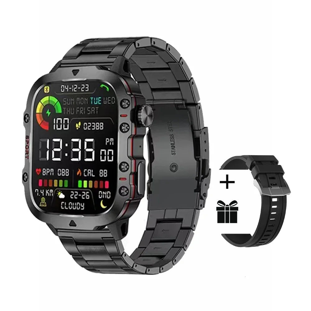 COTAUL KM01 Outdoors Sports Smart Watch  1.96 Full Touch Screen,  Fitness Tracker, Bluetooth Call - Veritas Electronics Kenya