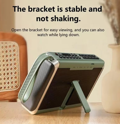 THE BEST PORTABLE FM RADIO- SANSUI F55 Wireless Bluetooth Speaker with 7-Inch LED Display – FM/AM/SW Radio, MP4 Video, USB/TF Playback, 4400mAh Battery