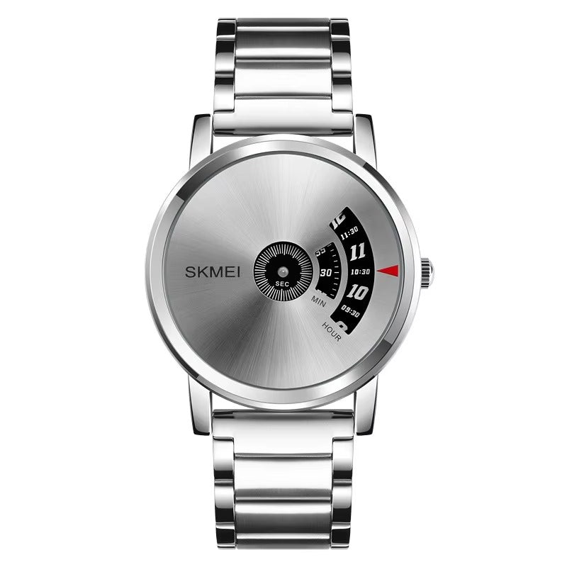 SKMEI 1260 Quartz Wristwatch – Stainless Steel Case, Water-Resistant, Elegant Casual Style