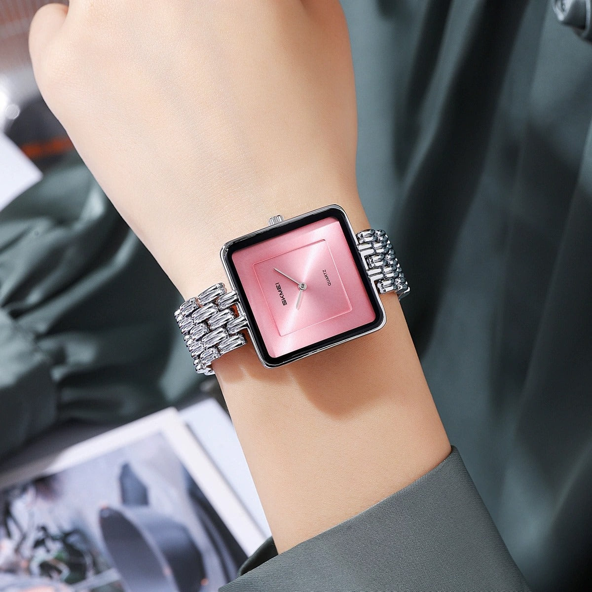 Skmei 2371/2372 Quartz Wristwatch – Stainless Steel Waterproof Luxury Watch for Men & Women - Veritas Electronics Kenya