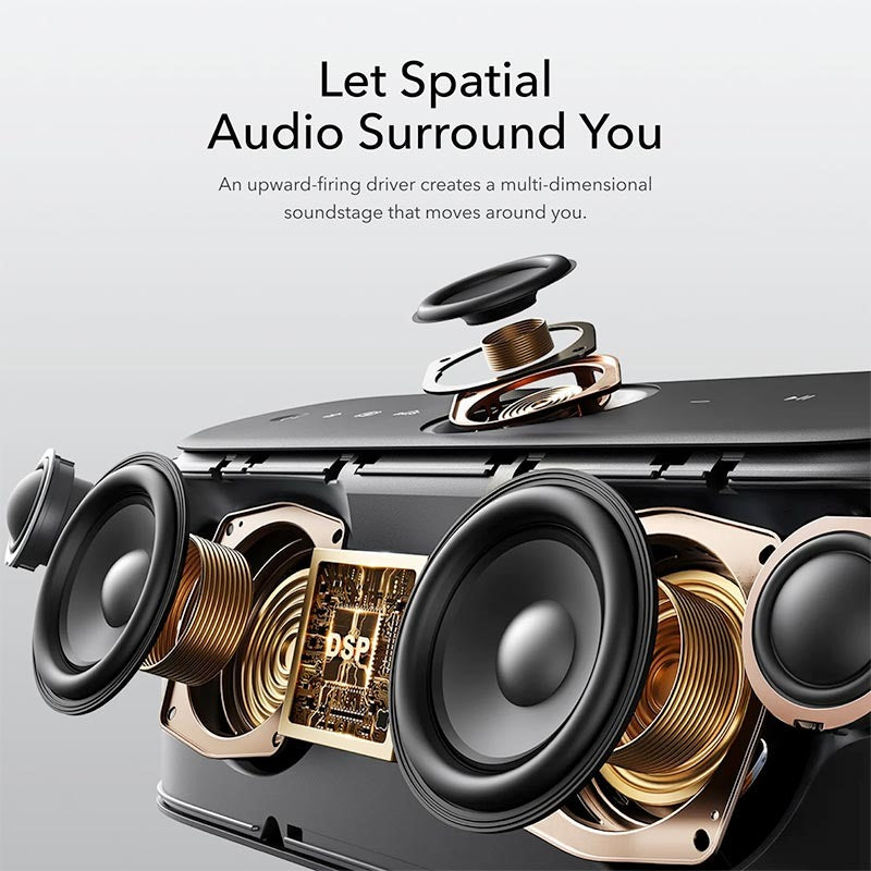 Soundcore Motion X600 Spatial Sound Bluetooth Speaker – Immersive 3D Audio, Deep Bass & Premium Design - Veritas Electronics Kenya