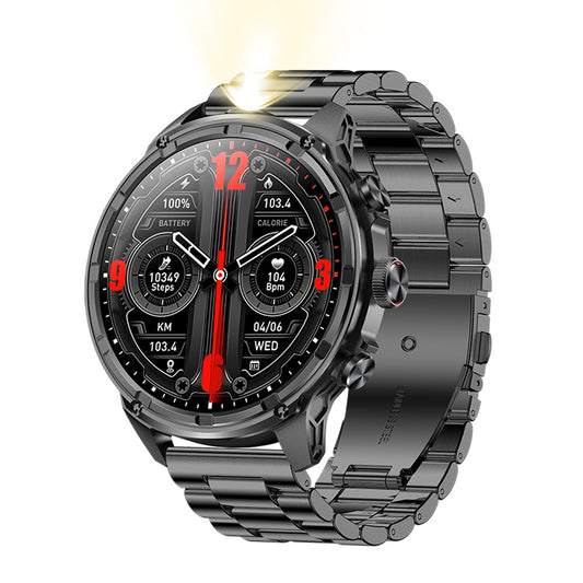 V99 Outdoor Sports Smart Watch 1.85" | 710mAh Battery, Health Monitoring, BT Call & Flashlight