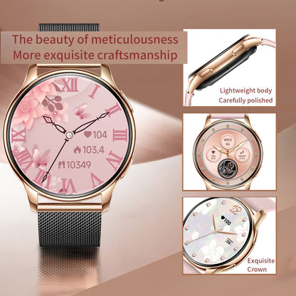 Y11 AMOLED 1.32-Inch Female Smartwatch – Long Battery, Sport Modes & FitCloudPro App - Veritas Electronics Kenya