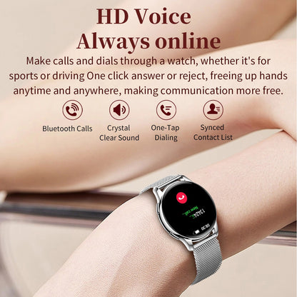 Y11 AMOLED 1.32-Inch Female Smartwatch – Long Battery, Sport Modes & FitCloudPro App - Veritas Electronics Kenya