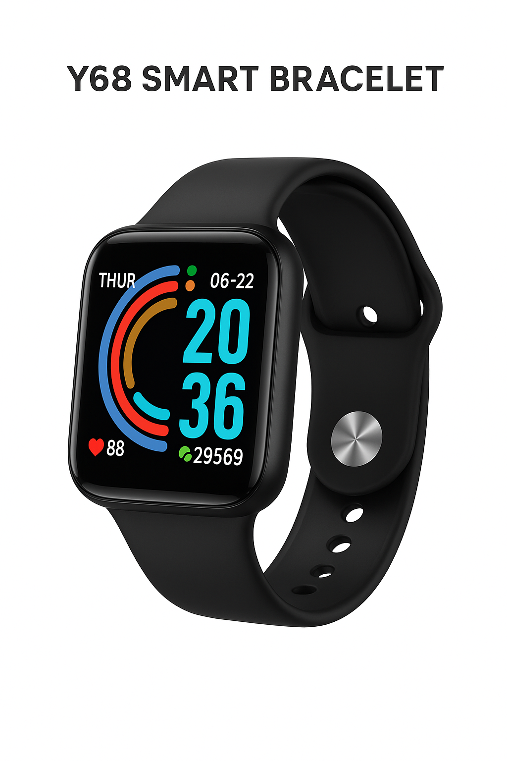 Y68 Smart Watch –  Affordable Smart Bracelet, Price in Nairobi Kenya
