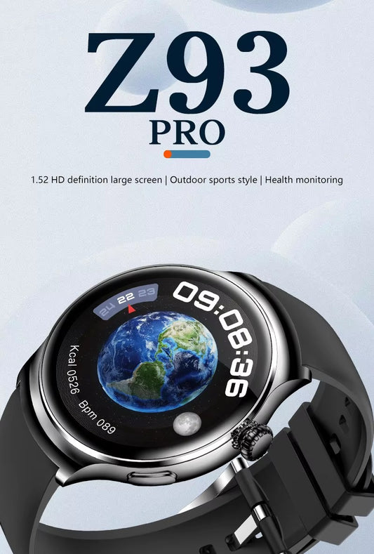 Z93Pro Smart Watch Front View AMOLED Display