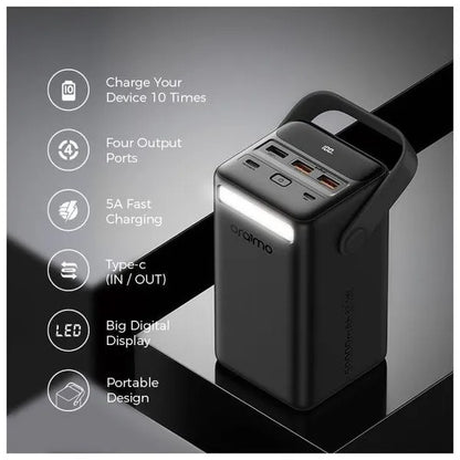 Oraimo PowerBox 500 OPB-P500QN – 50,000mAh 22.5W Fast Charging Power Bank 