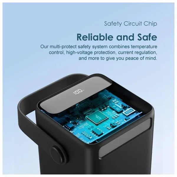 Oraimo PowerBox 500 OPB-P500QN – 50,000mAh 22.5W Fast Charging Power Bank (4-Port, USB-C IN/OUT, Digital Display)